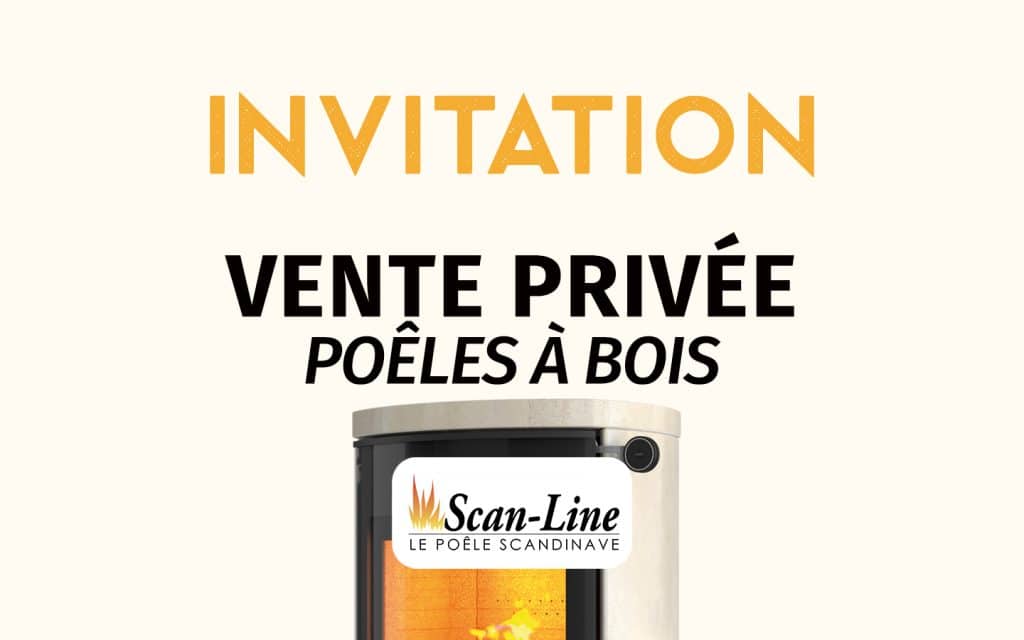 INVITATION - Vente Privée le Vendredi 3 mai 17h à 20h30 6 vente privée poêle à bois