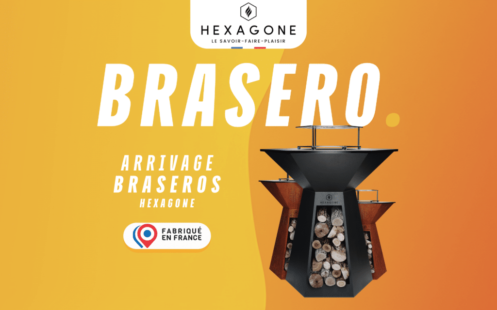 ARRIVAGE ! Hexagone, le brasero à la française, débarque chez Scan-Line Pyrénées 10 brasero hexagone pau