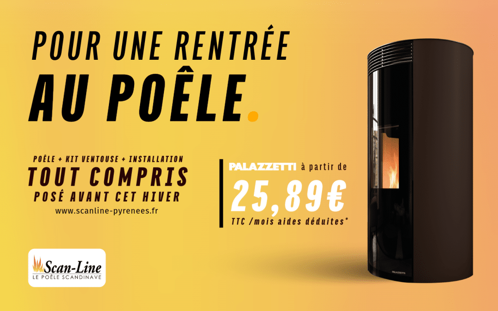 Votre poêle à granulés + kit ventouse + installation à prix imbattable posé avant cet hiver à Pau, Tarbes, Oloron, Auch, Mées... 9 poêle à granulés