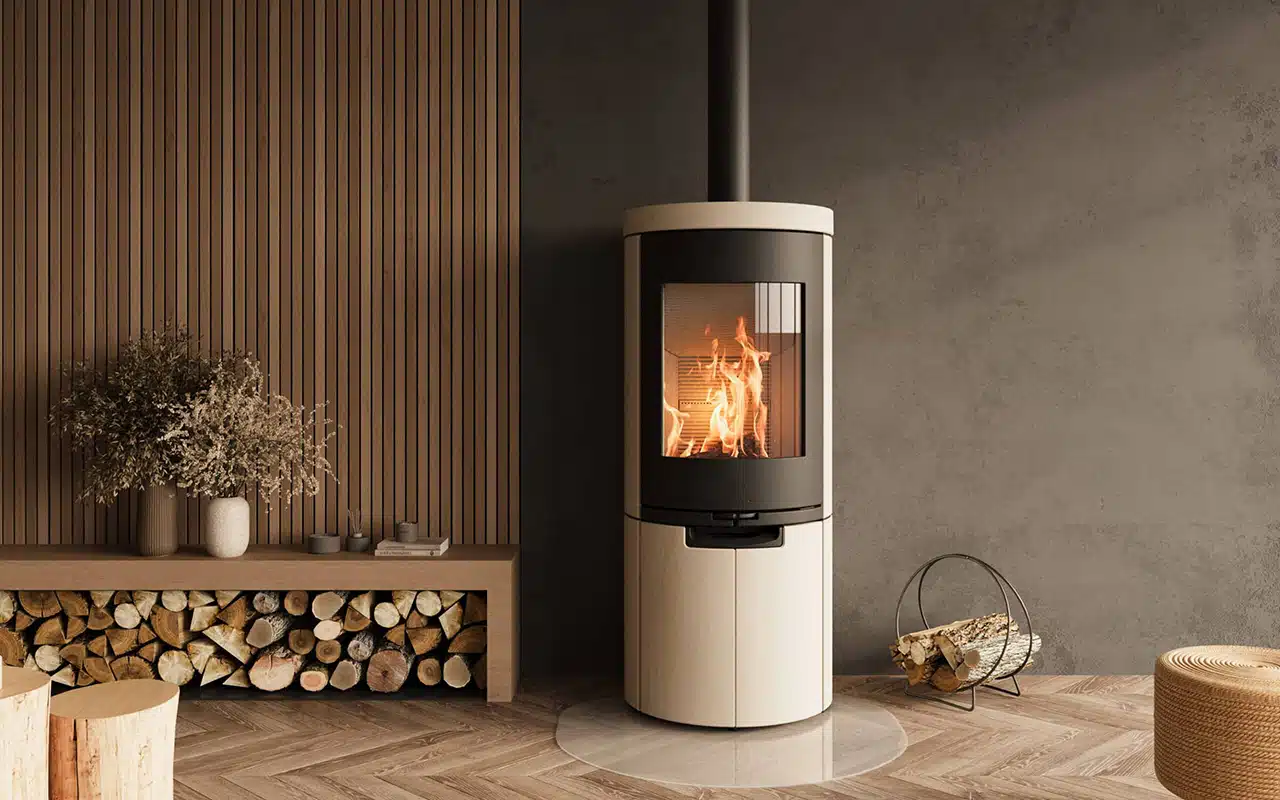 poêle à bois scandinave